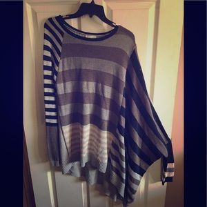 Silence + noise asymmetrical sweater